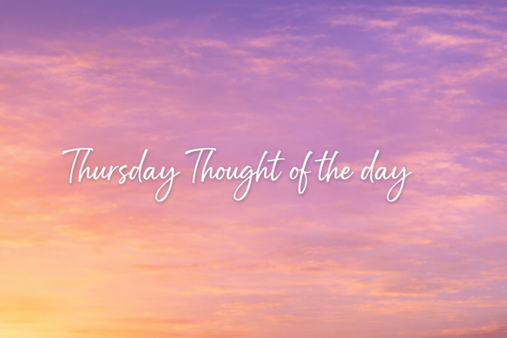 Thought of the&nbsp;day