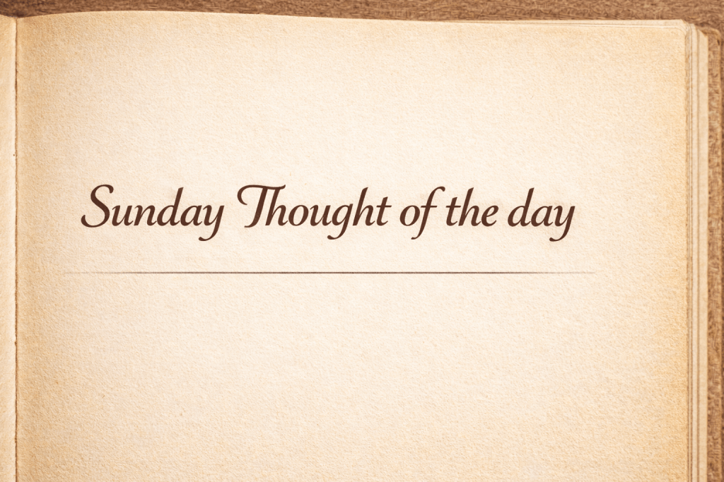 Thought of the&nbsp;day