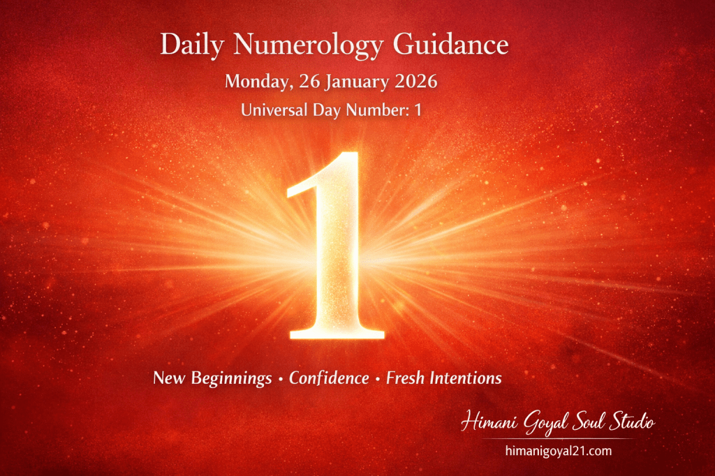 Daily Numerology Guidance – Monday, 26 January&nbsp;2026