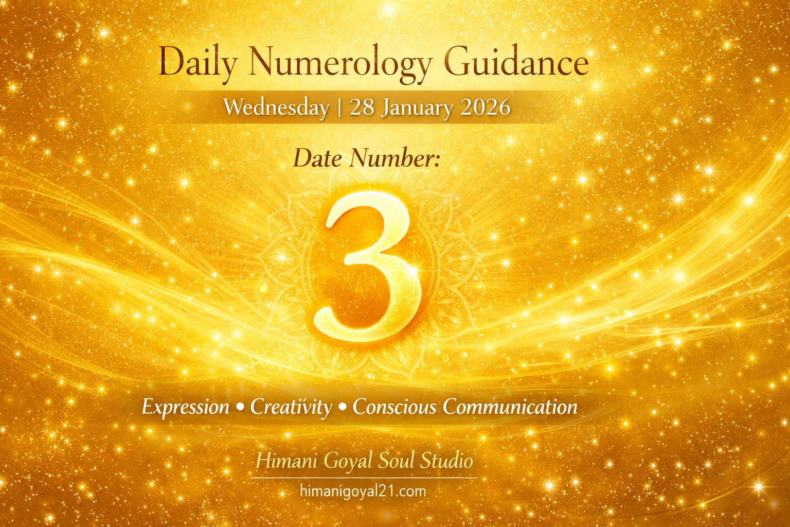 Daily Numerology Guidance-Wednesday, 28 January 2026