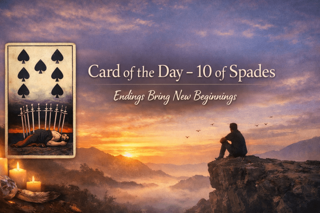 Card of the Day – Friday, 30th January-10 of&nbsp;Spades