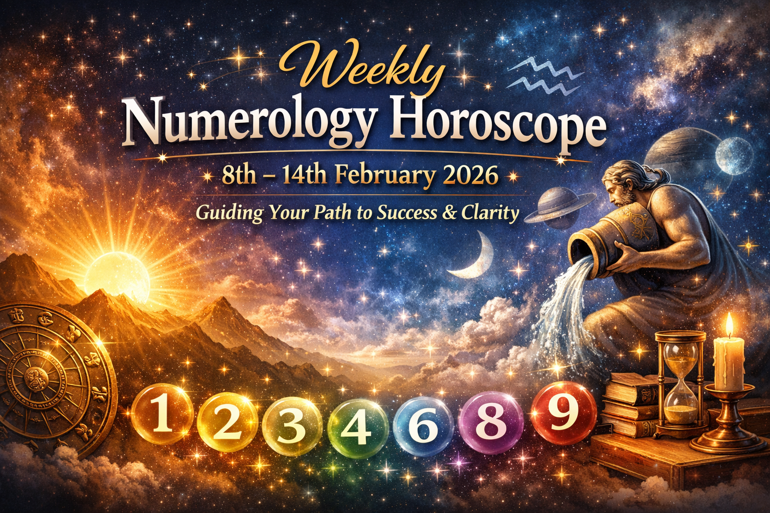 🌟 Weekly Numerology Horoscope-8th – 14th February 2026