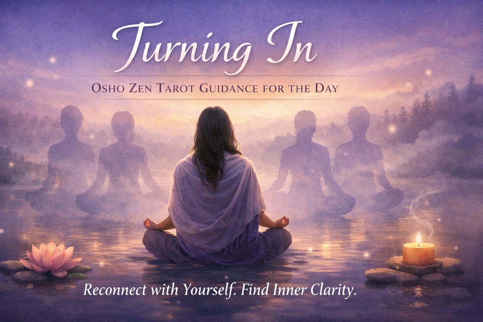 Card of the Day-Thursday, 8th January 2026-Osho Zen Tarot – 4 of Water: Turning In