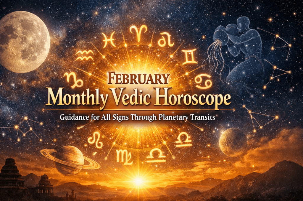 February 2026 Monthly Vedic&nbsp;Horoscope