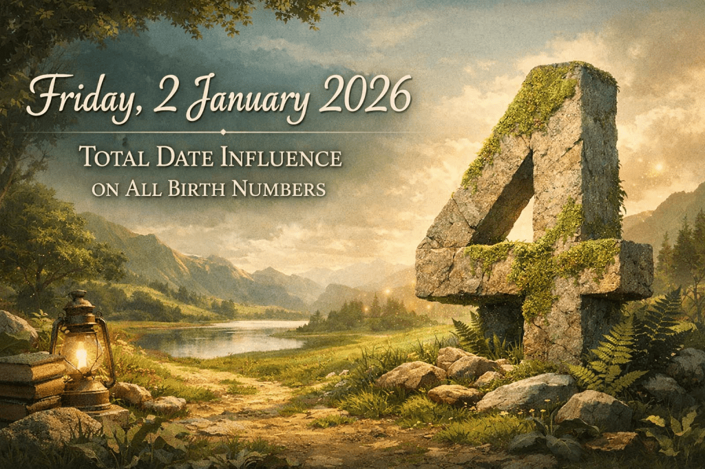 Friday Numerology Guidance: 2 January 2026- Total Date Influence on All Birth&nbsp;Numbers