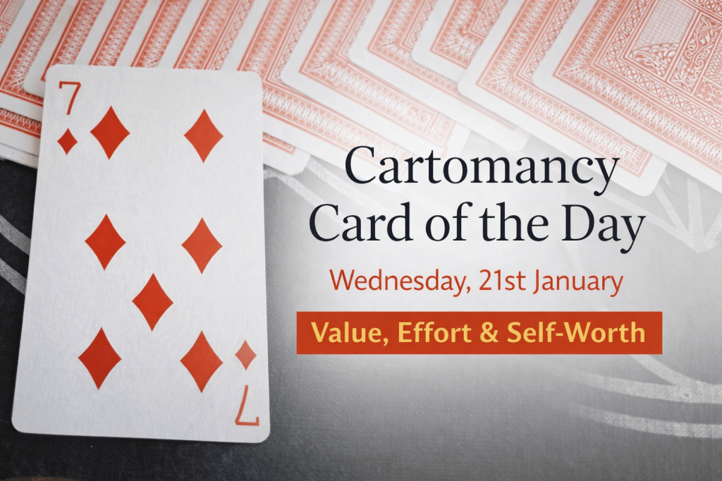 Cartomancy Card of the Day-Wednesday, 21st&nbsp;January