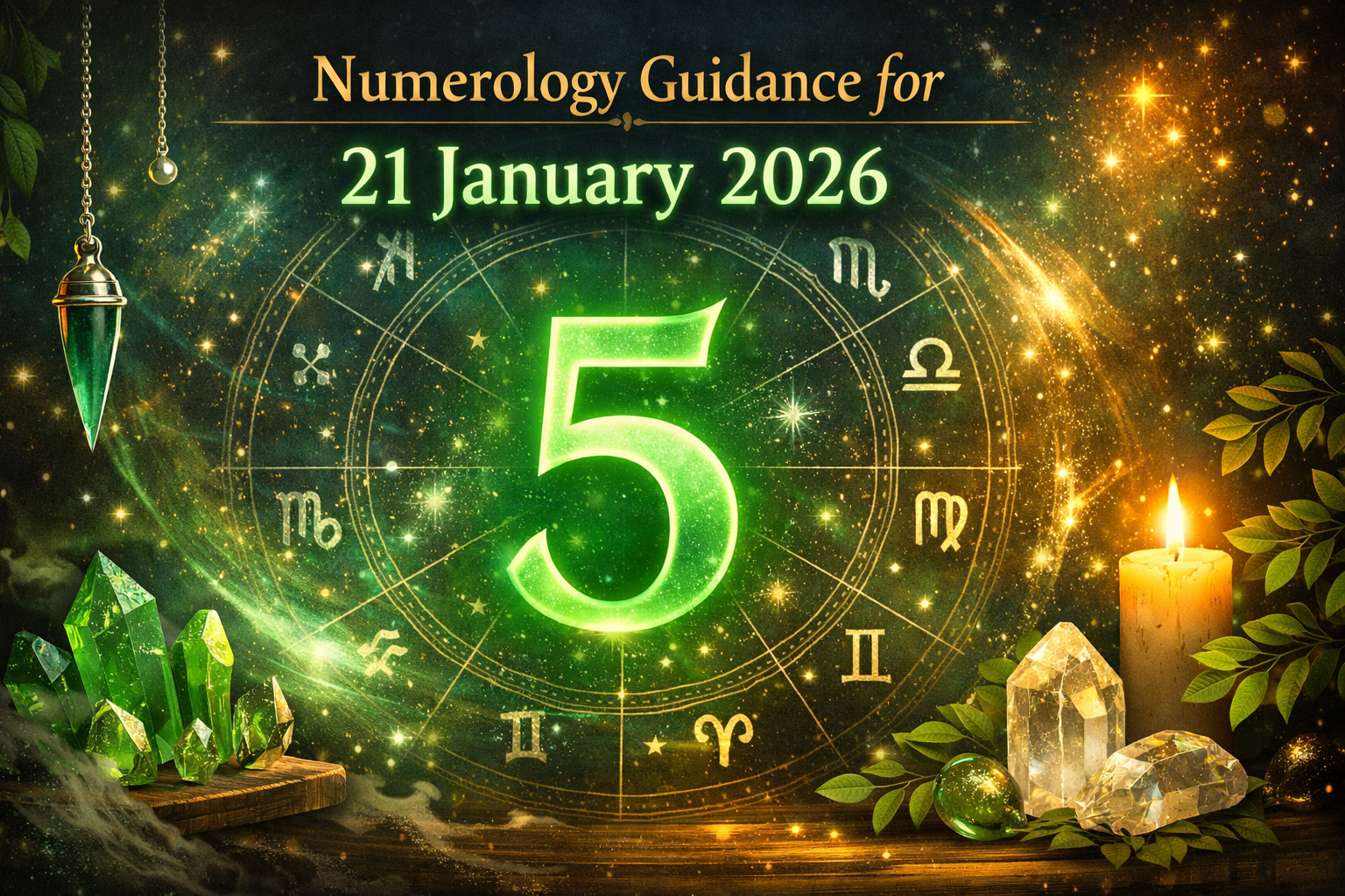 Numerology Guidance for Wednesday, 21 January 2026- Total Date Influence & Birth Number Insights