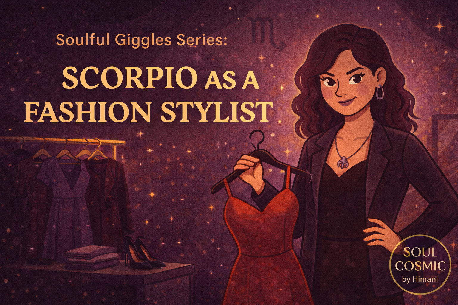 ✦ Soulful Giggles Series: Scorpio as a Fashion Stylist ✦