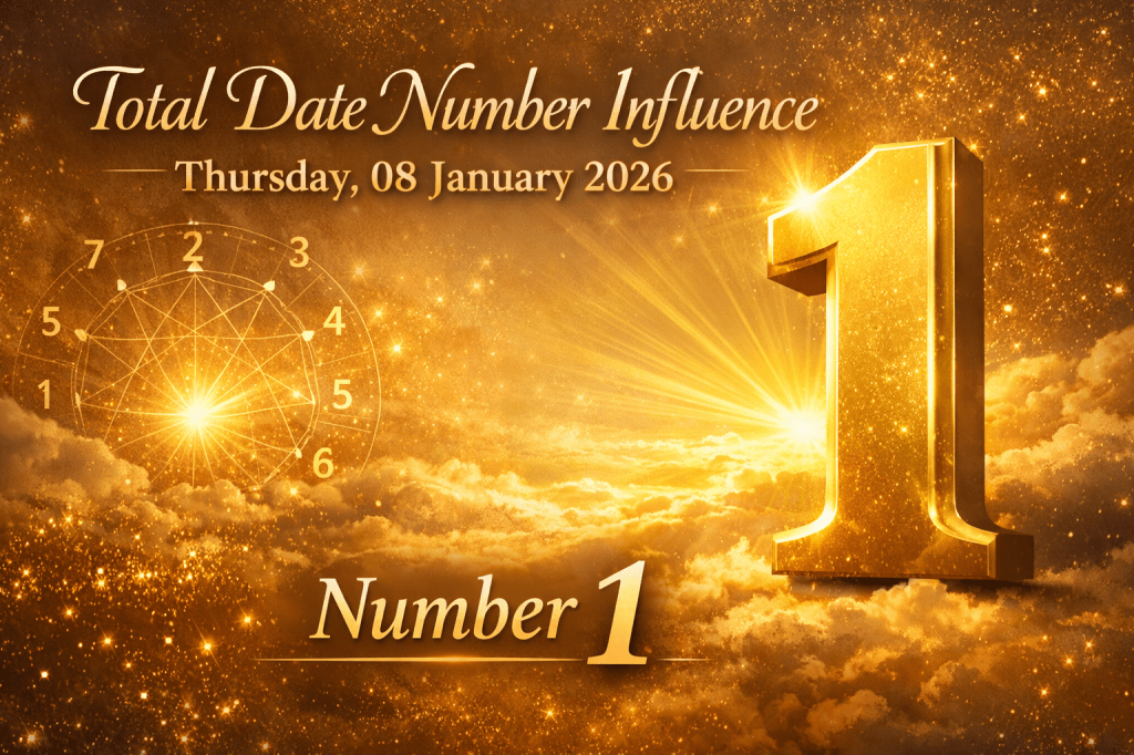 Total Date Number Influence – Thursday, 08 January 2026; Daily Numerology Guidance for All Birth&nbsp;Numbers