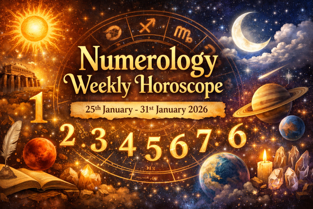 Numerology Weekly Horoscope-25th January – 31st January&nbsp;2026