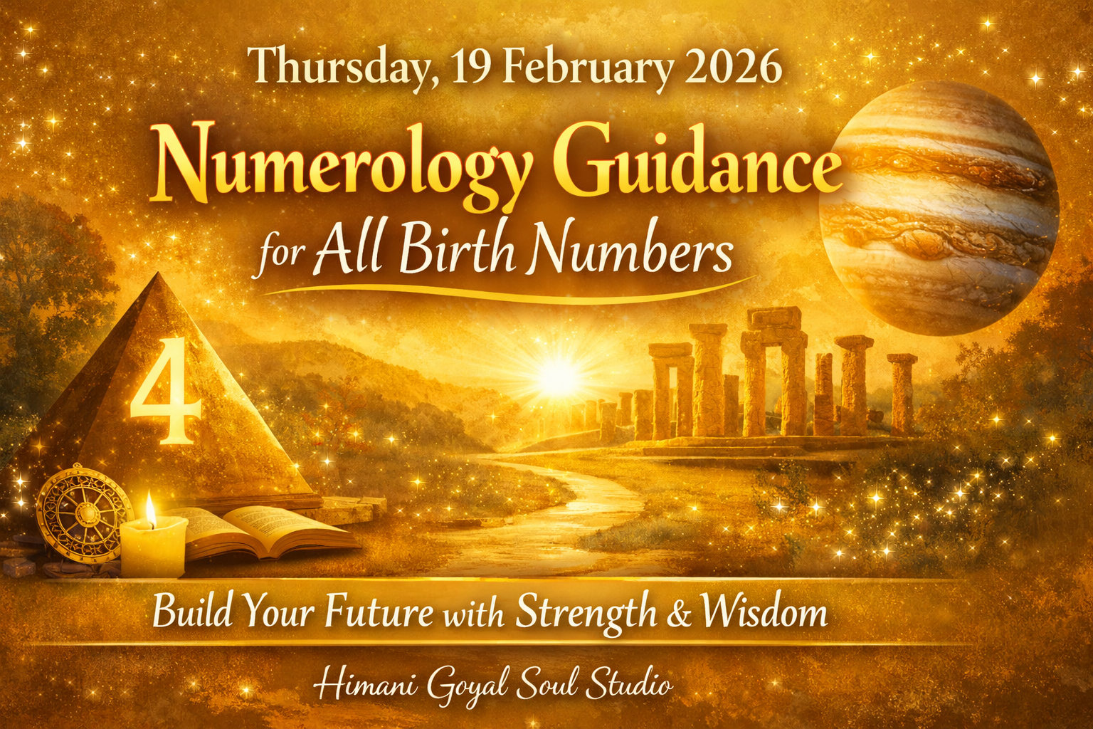 Thursday Numerology Guidance — 19 February 2026