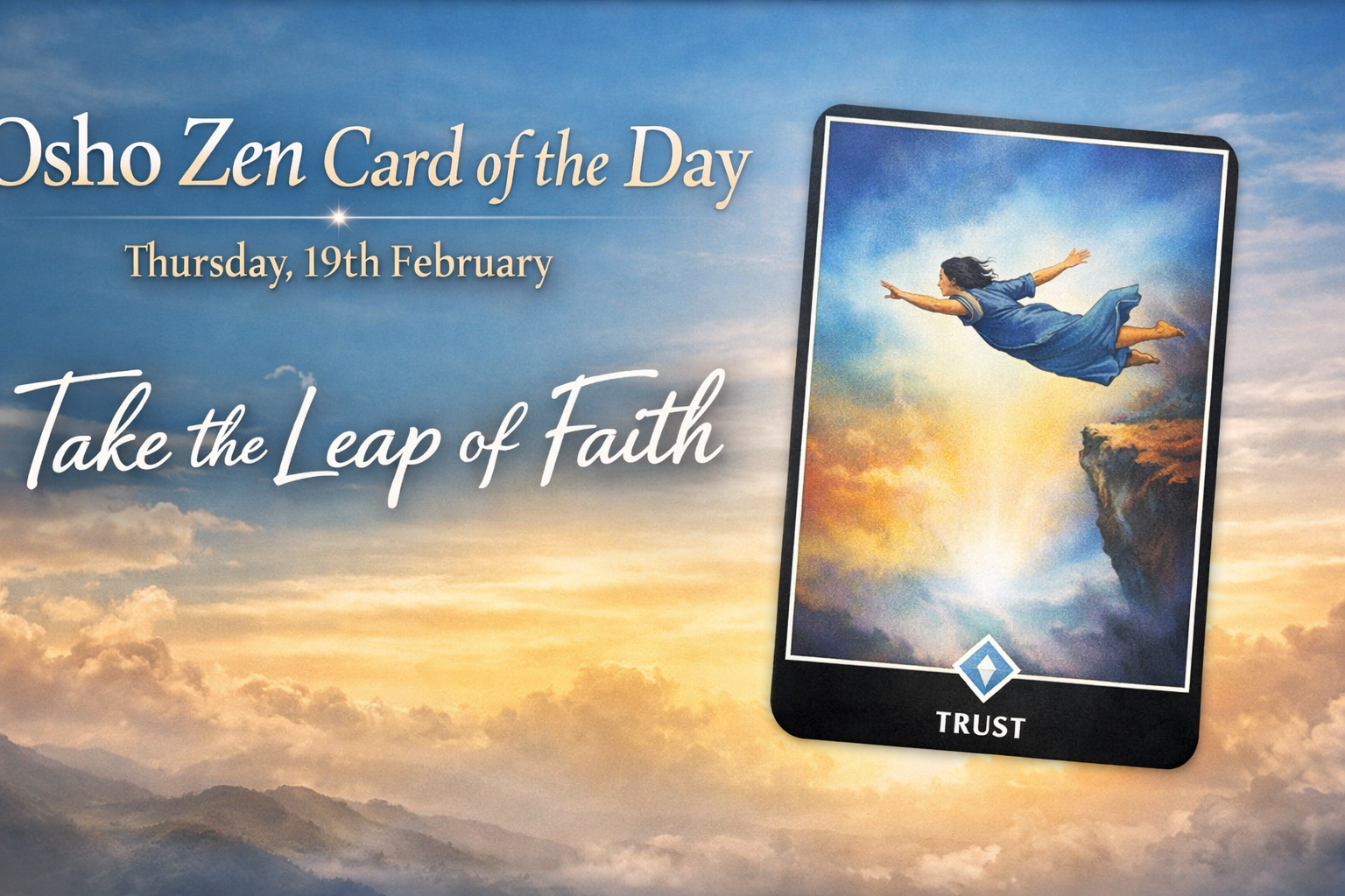 Osho Zen Card of the Day – Thursday, 19th February