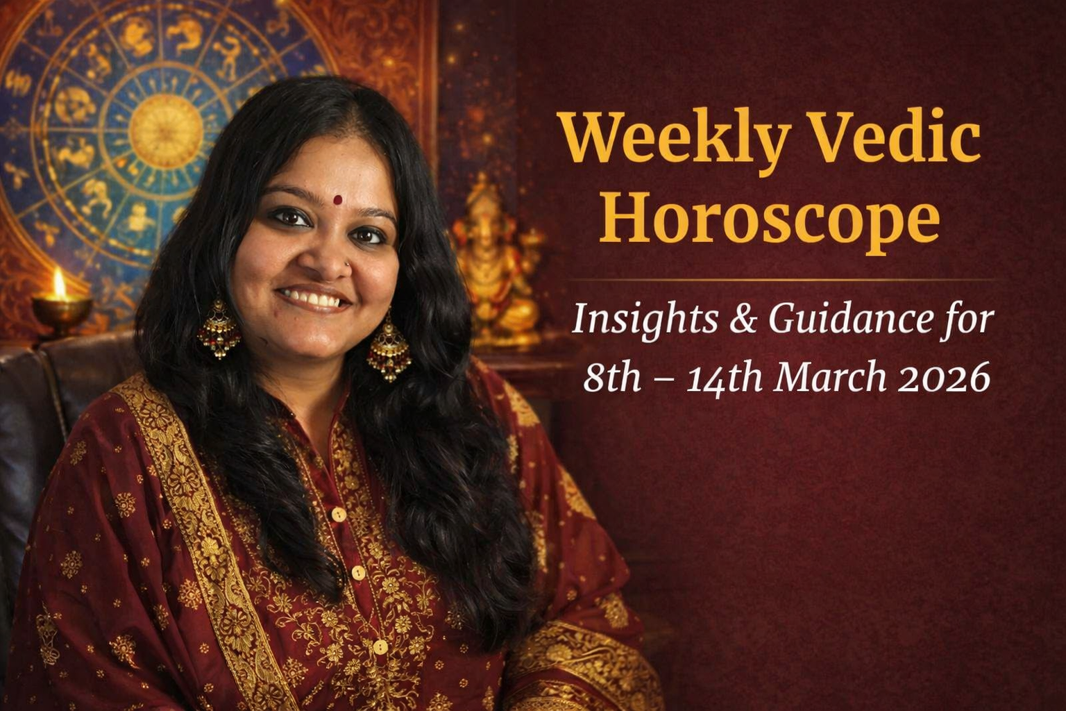 Weekly Vedic Horoscope-8th – 14th March 2026