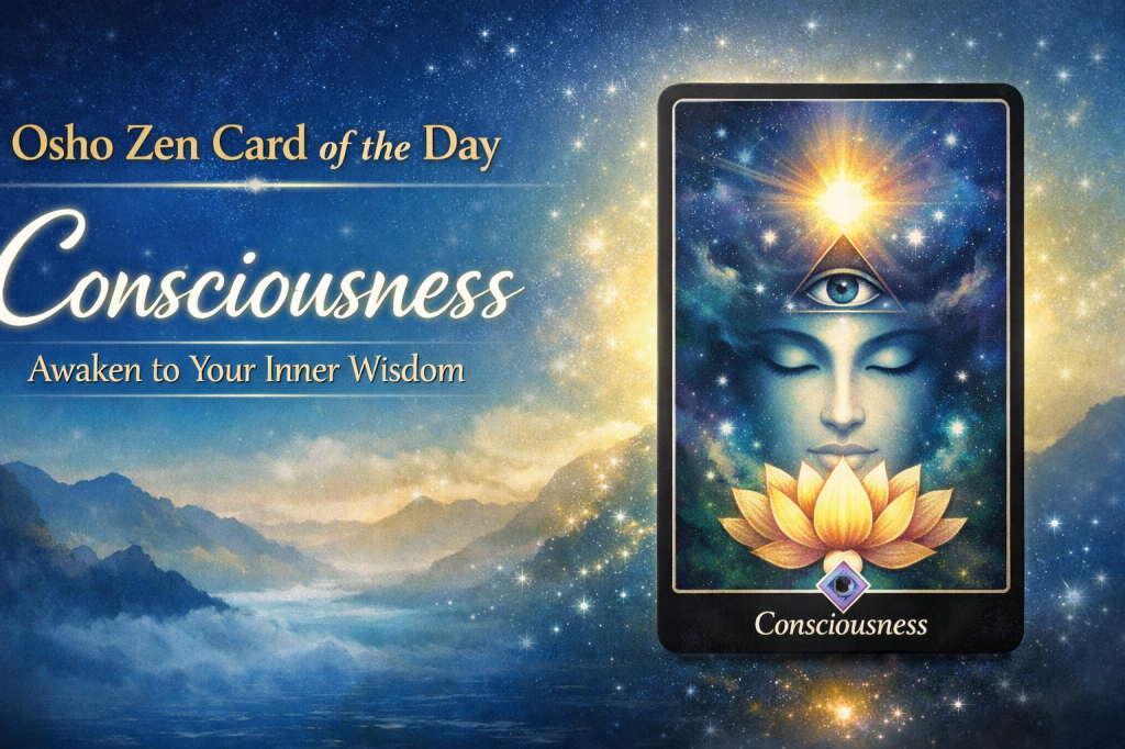 🌿 Osho Zen Card of the Day –&nbsp;Consciousness