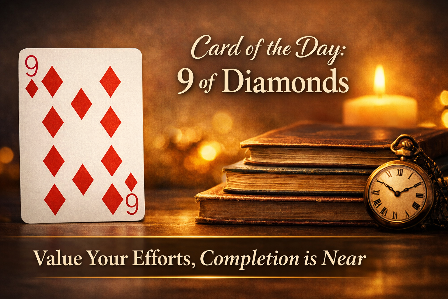 Monday Card of the Day: 9 of Diamonds