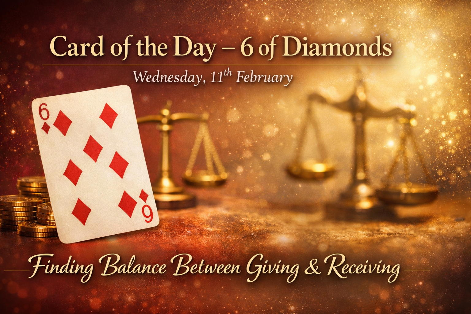Card of the Day – 6 of Diamonds