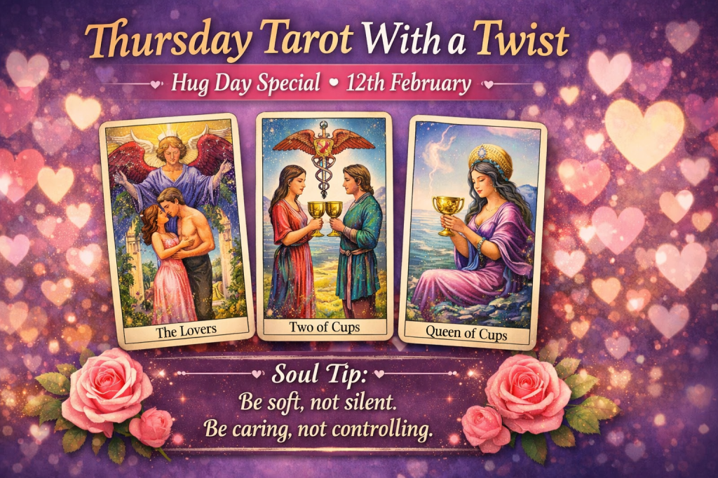 Thursday Tarot With a Twist – Hug Day Special (12th&nbsp;February)