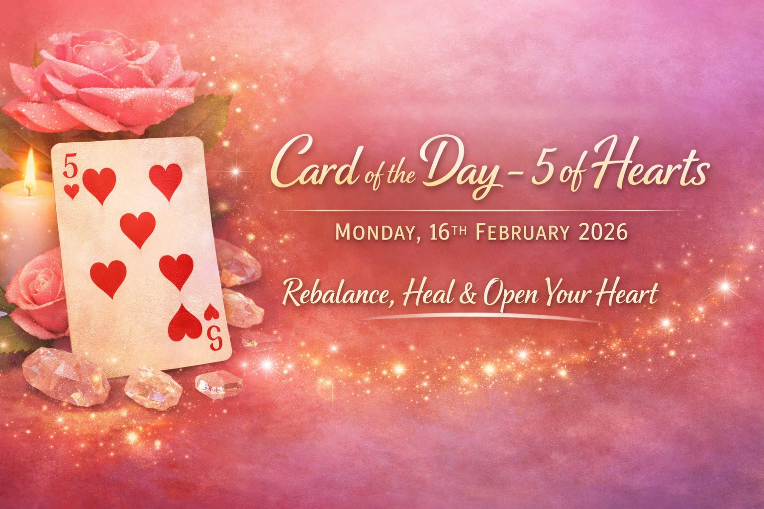 Card of the Day – 5 of Hearts