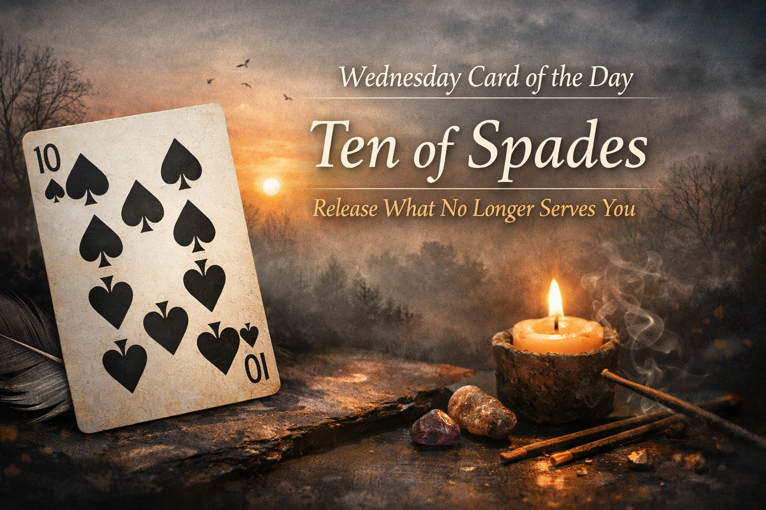 Wednesday Card of the Day: Ten of Spades