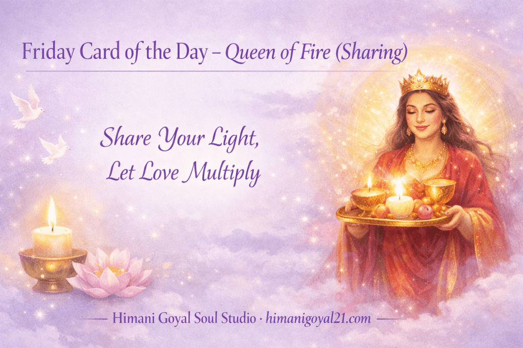 Friday Card of the Day: Queen of Fire (Sharing) – Osho Zen&nbsp;Tarot