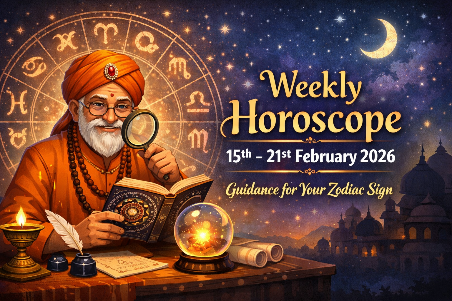 Weekly Horoscope: 15th to 21st February 2026