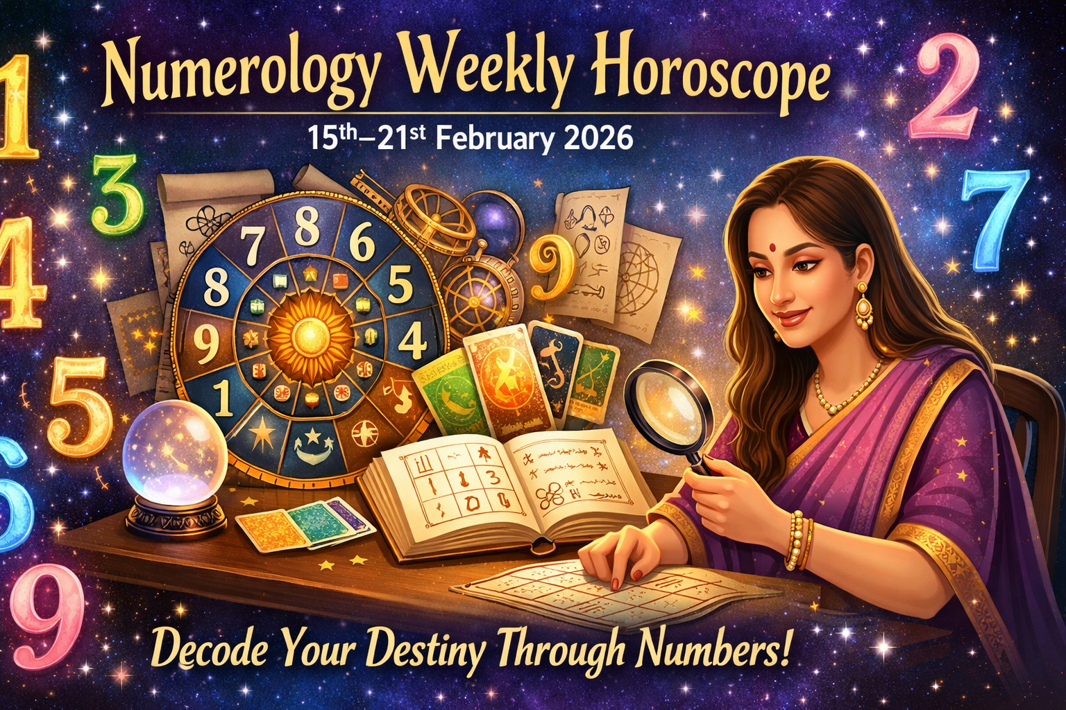✨ Numerology Weekly Horoscope (15th–21st Feb 2026)