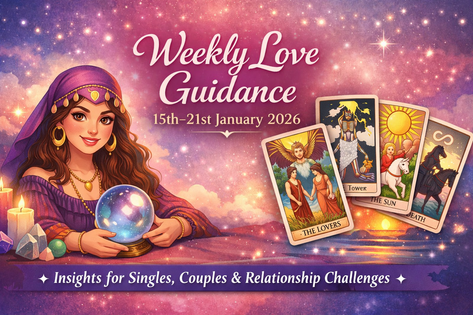 Weekly Love Guidance: 15th–21st January 2026