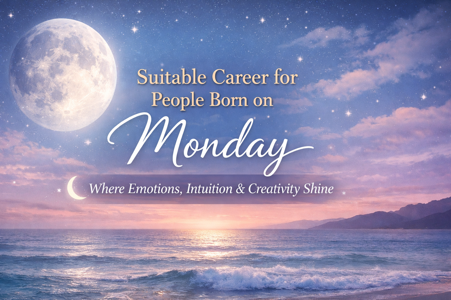 Suitable Career for People Born on MondayThe Moon’s Emotional Intelligence at Work