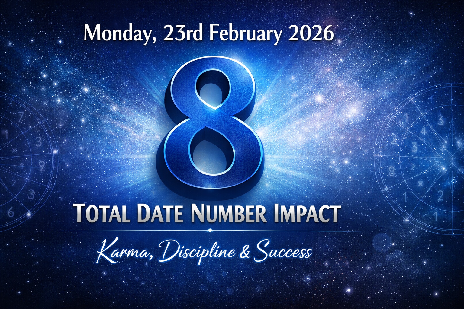 Total Date Number Impact for Monday, 23rd February 2026