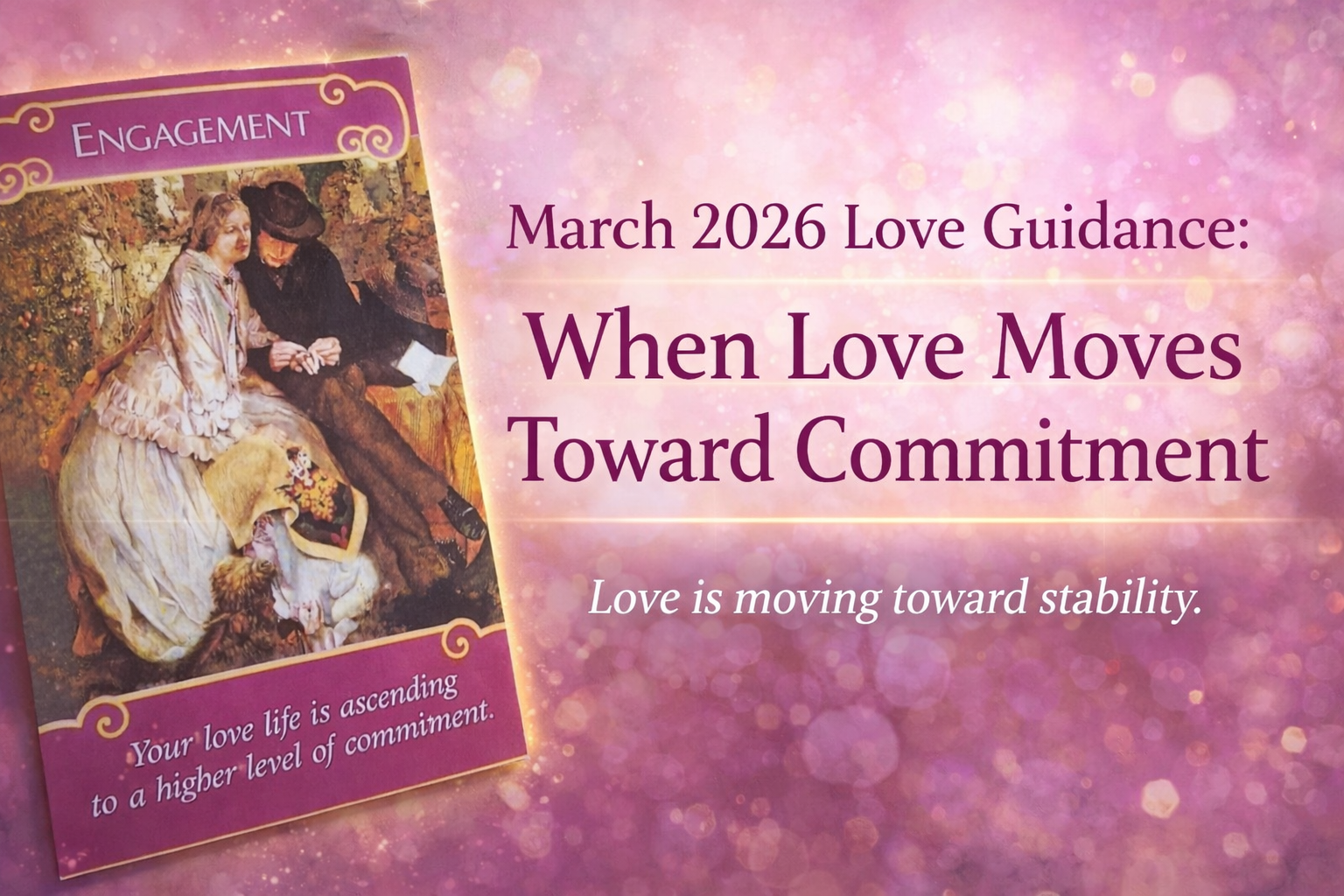 March 2026 Love Guidance: When Love Moves Toward Commitment