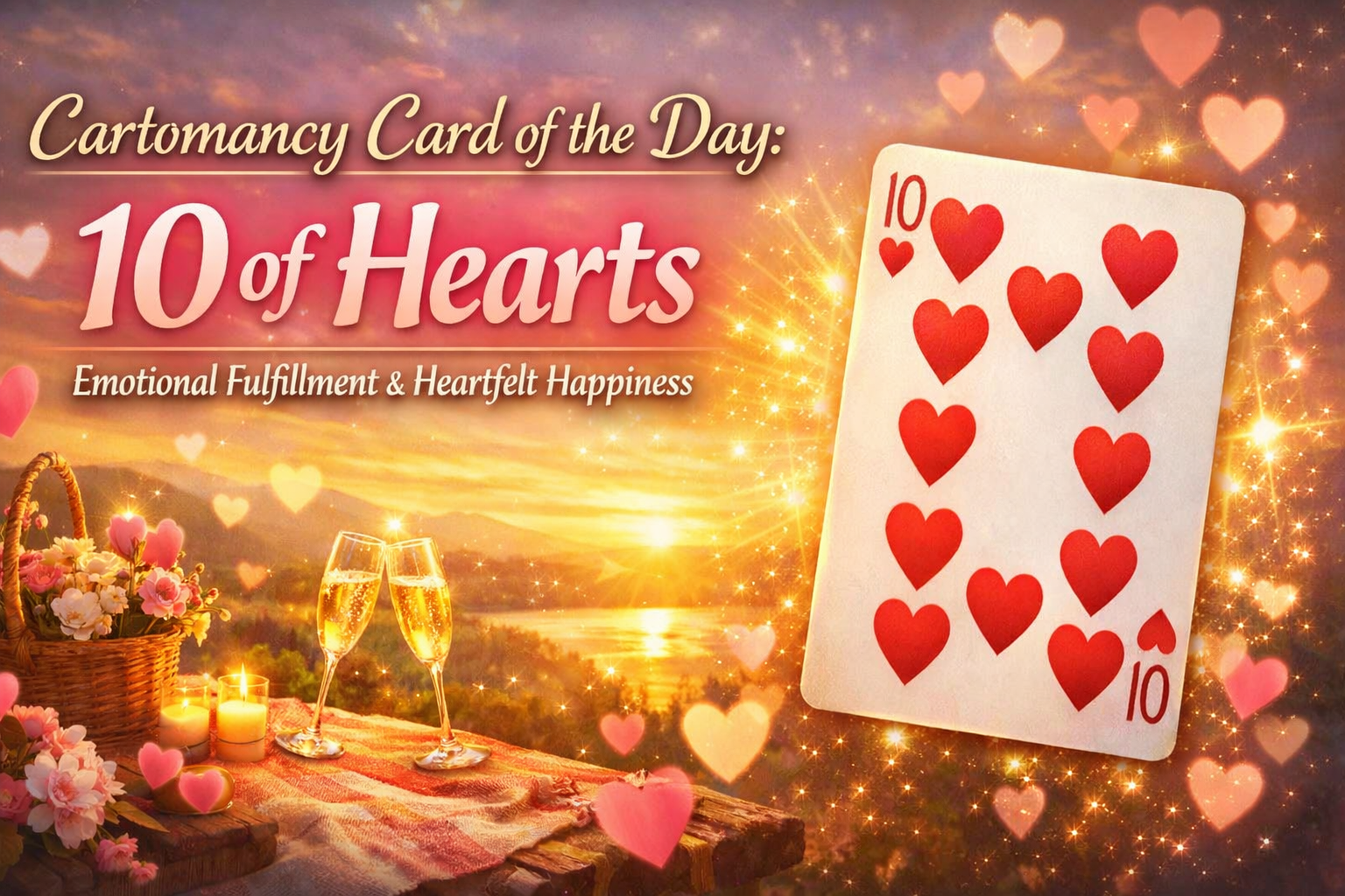 Cartomancy Card of the Day: 10 of Hearts