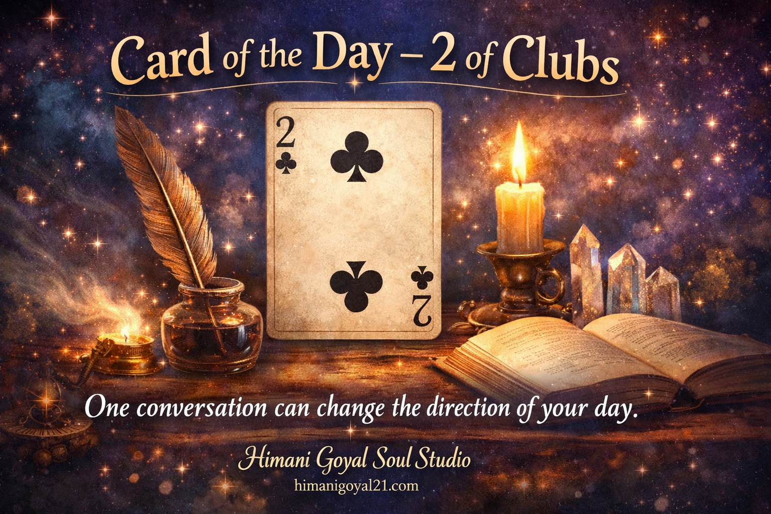 Card of the Day – 2 of Clubs