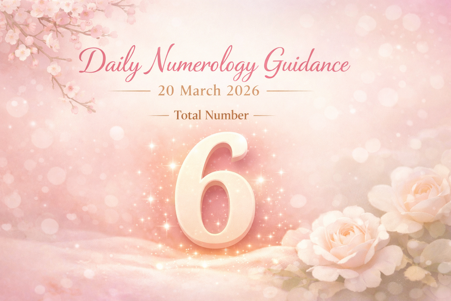 Daily Numerology Guidance – 20 March 2026