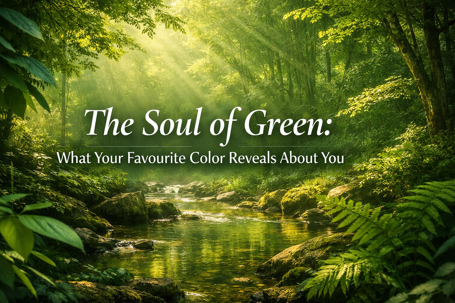 The Soul of Green: What Your Favourite Color Reveals About You
