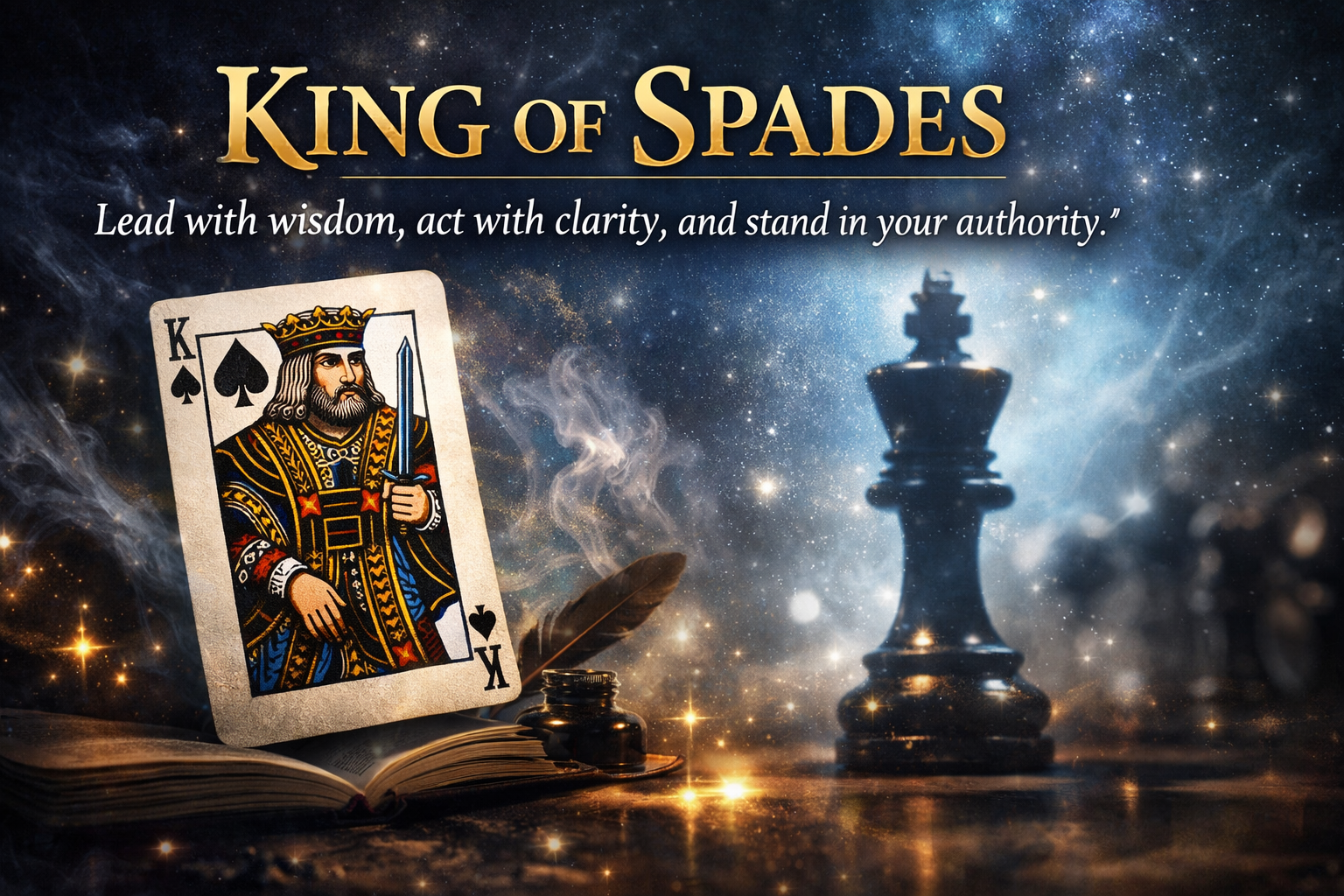 King of Spades – Cartomancy Card of the Day