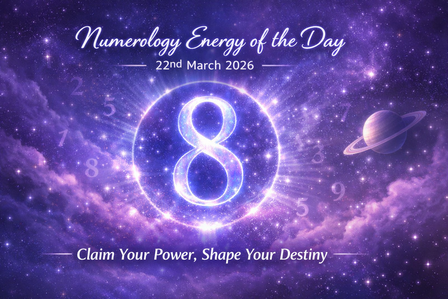 Numerology Energy of the Day – 22nd March 2026