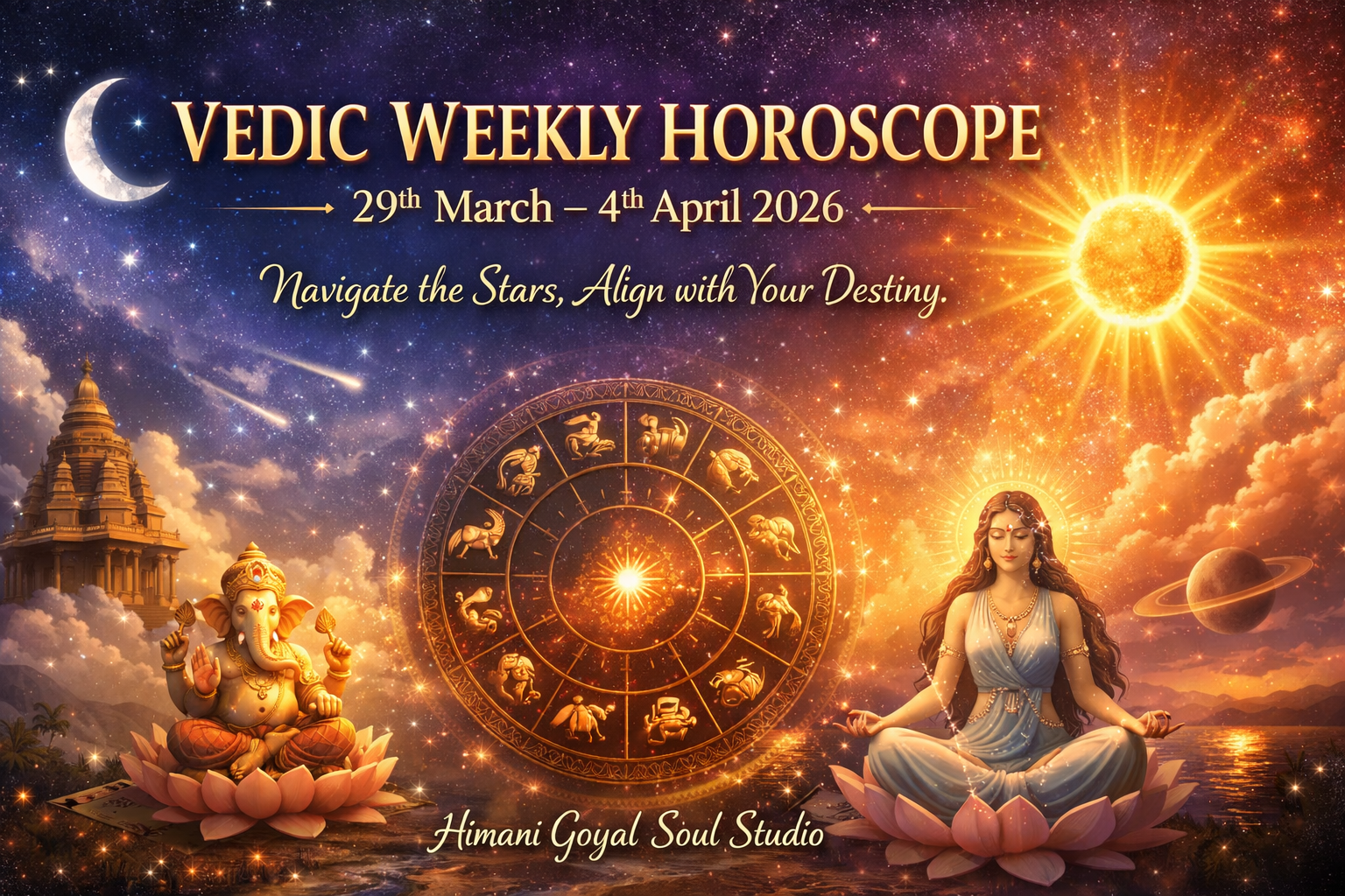 Vedic Weekly Horoscope 29th March – 4th April 2026