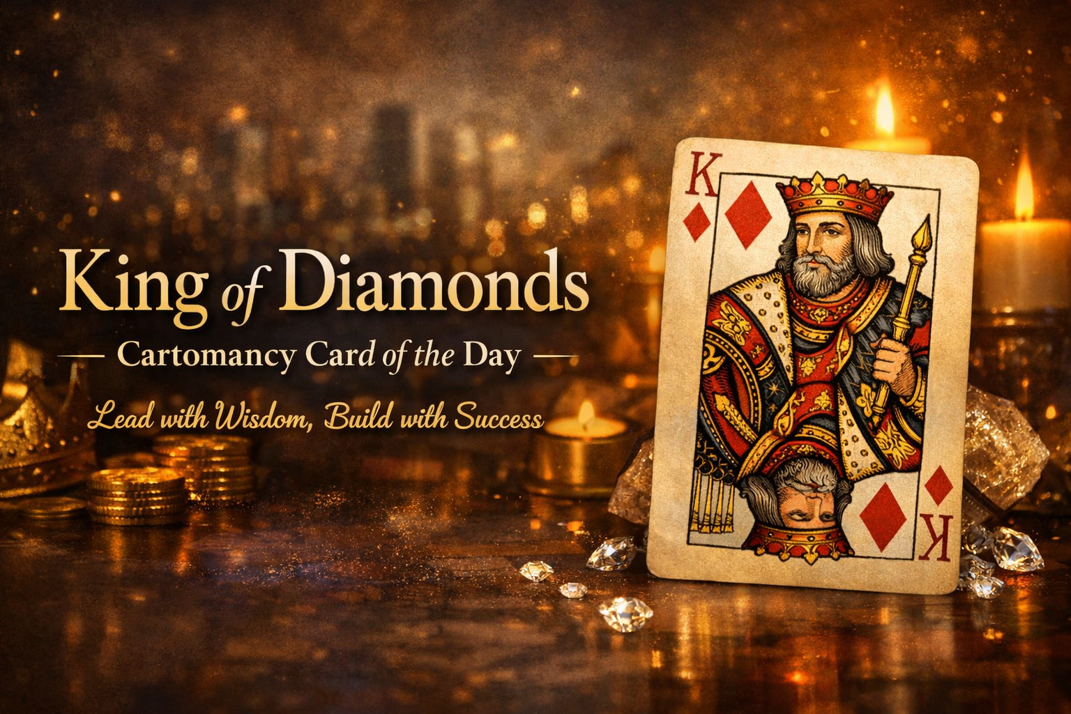 King of Diamonds – Cartomancy Card of the Day