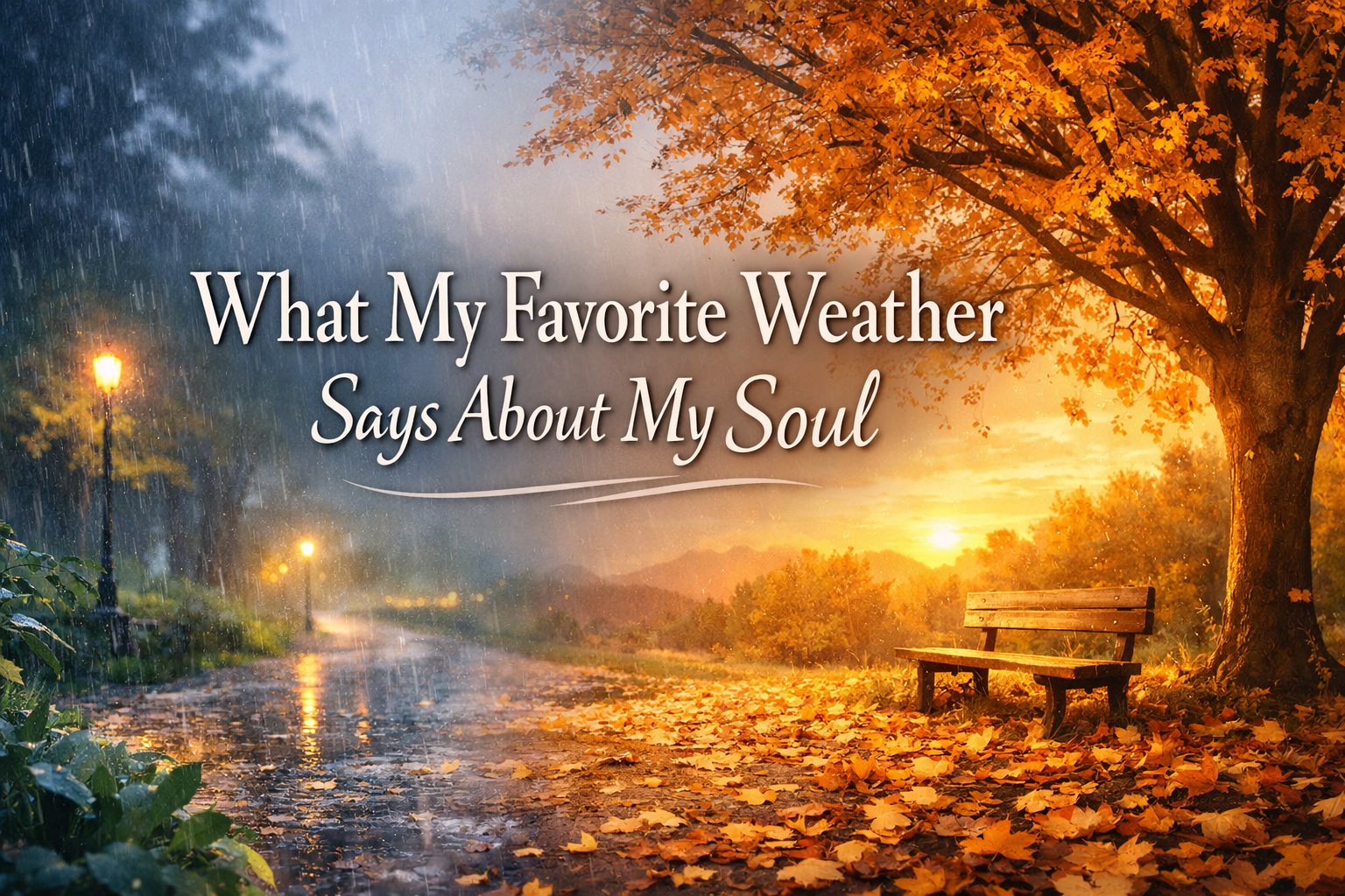 🌧️ “What My Favorite Weather Says About My Soul”