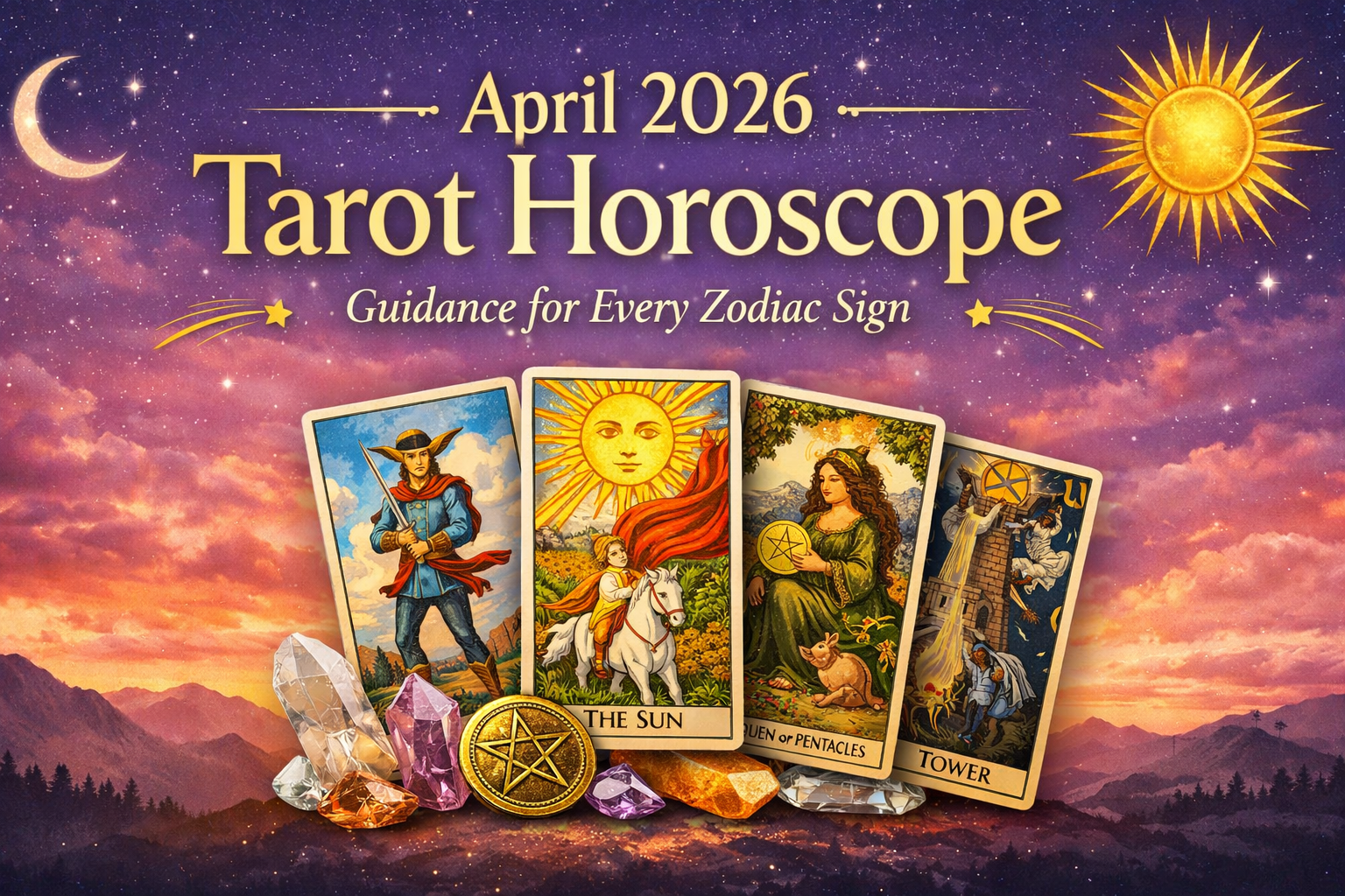 April 2026 Tarot Horoscope – Monthly Guidance for All Zodiac Signs