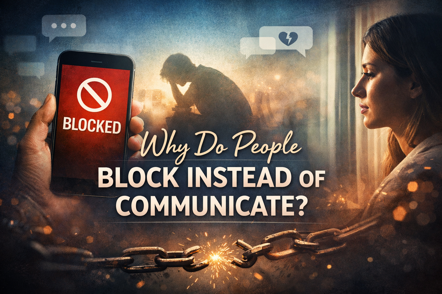 The One Question I Dislike the Most: Why Do People Block Instead of Communicate?