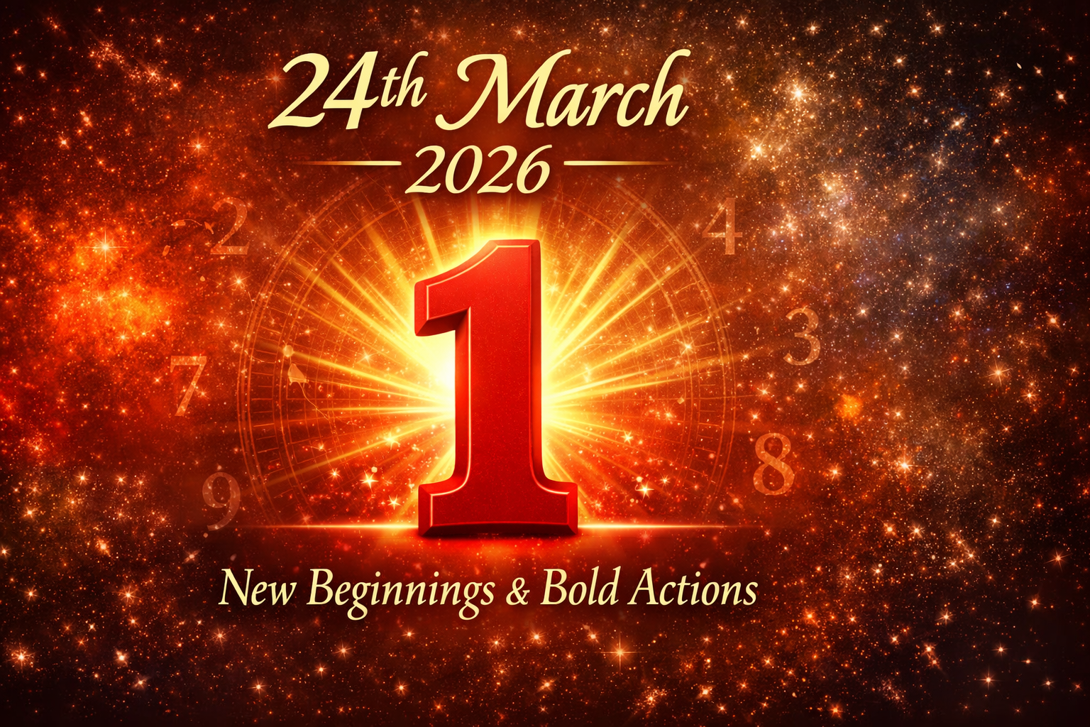 Numerology Guidance for 24th March 2026 – Universal Number 1