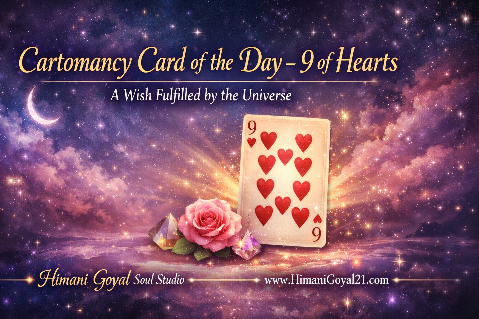 Cartomancy Card of the Day: 9 of Hearts