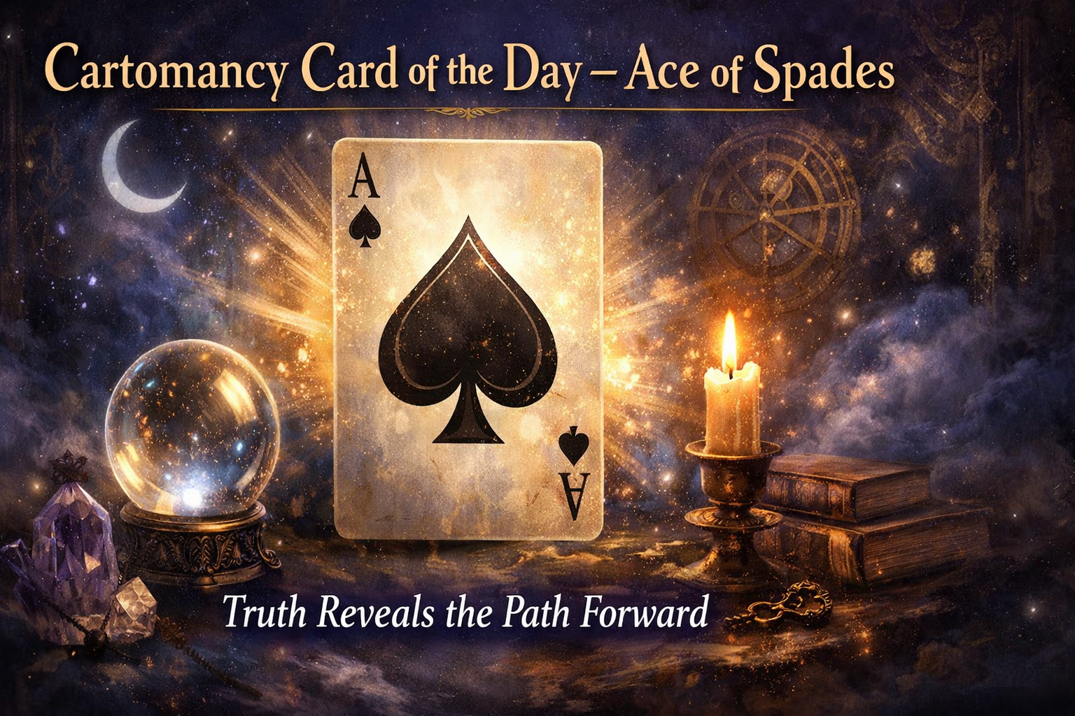 Ace of Spades – Cartomancy Card of the Day