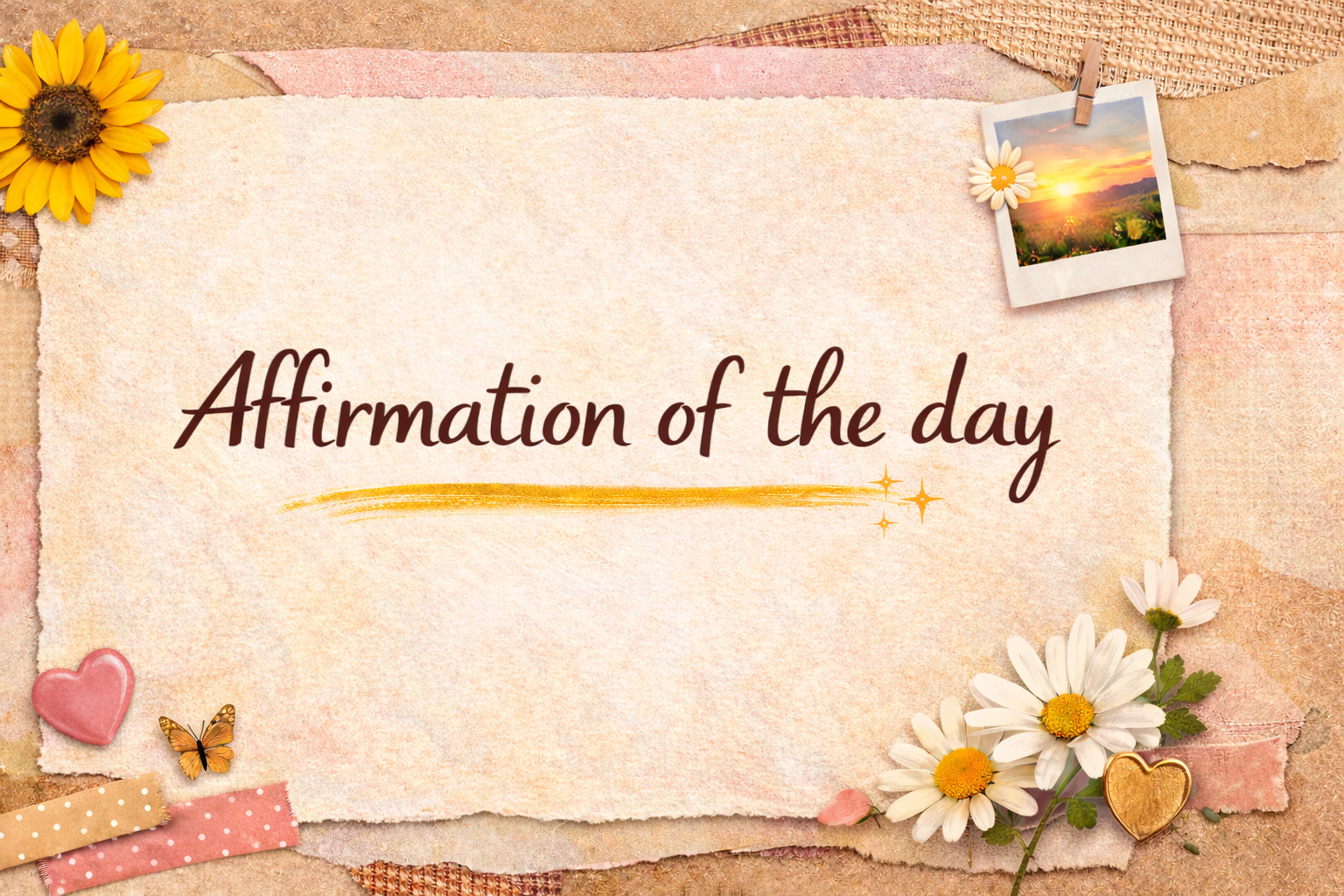 Affirmation of the day