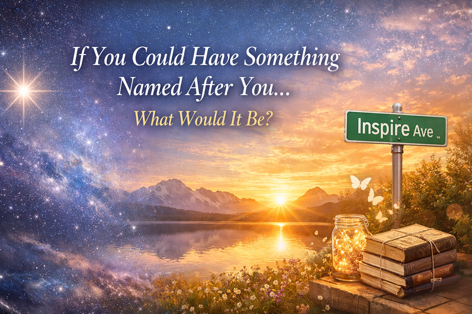 If You Could Have Something Named After You… What Would It Be?