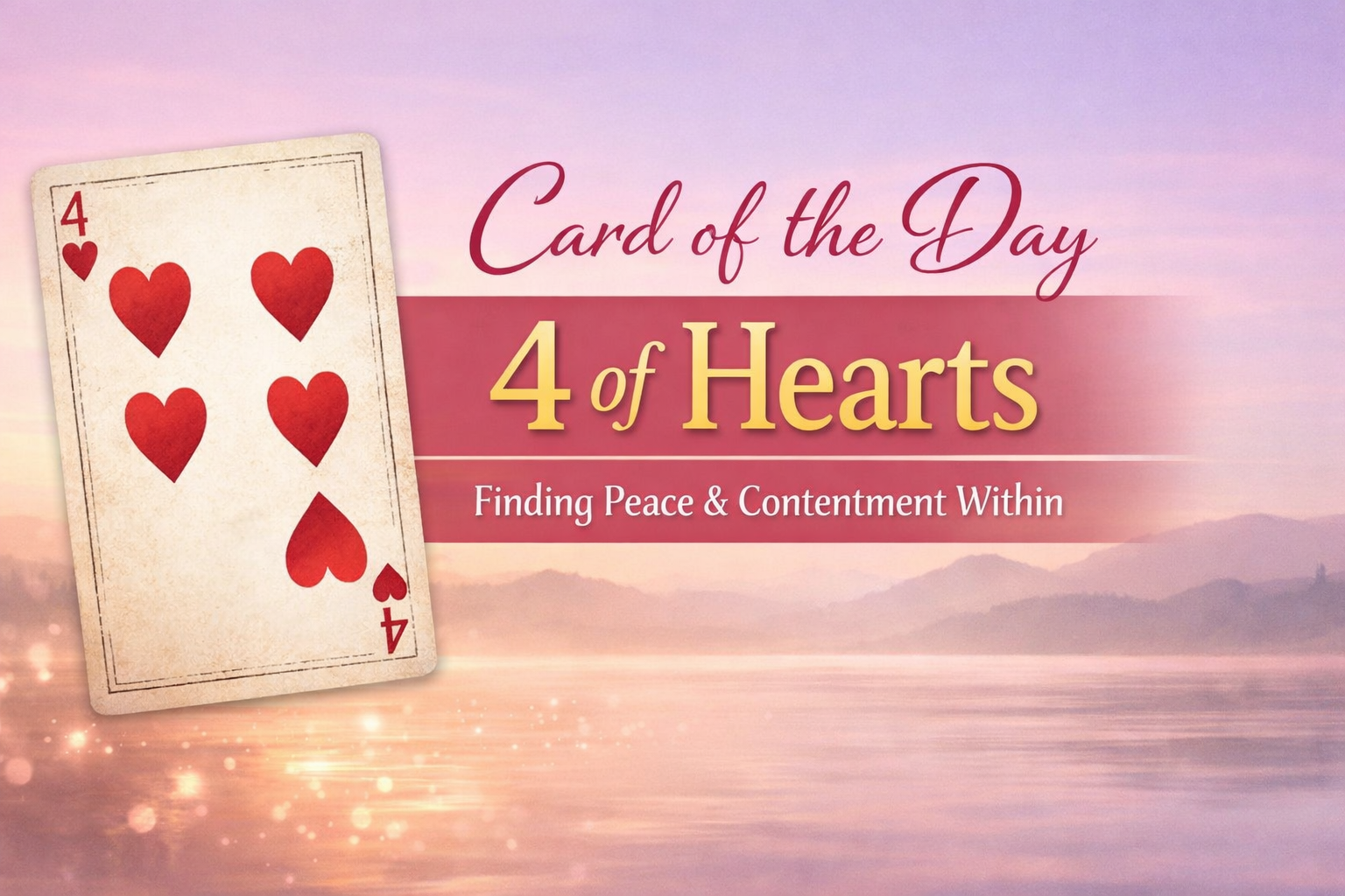 Card of the Day – 4 of Hearts