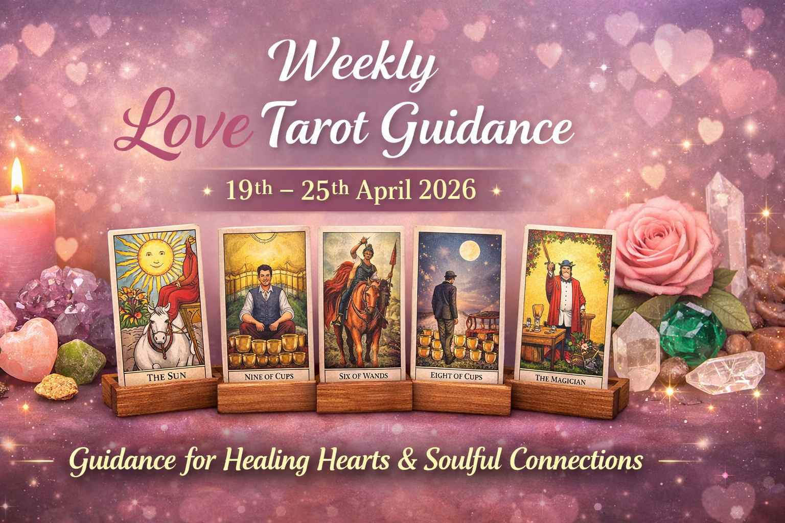 Weekly Love Tarot Guidance 19th – 25th April 2026