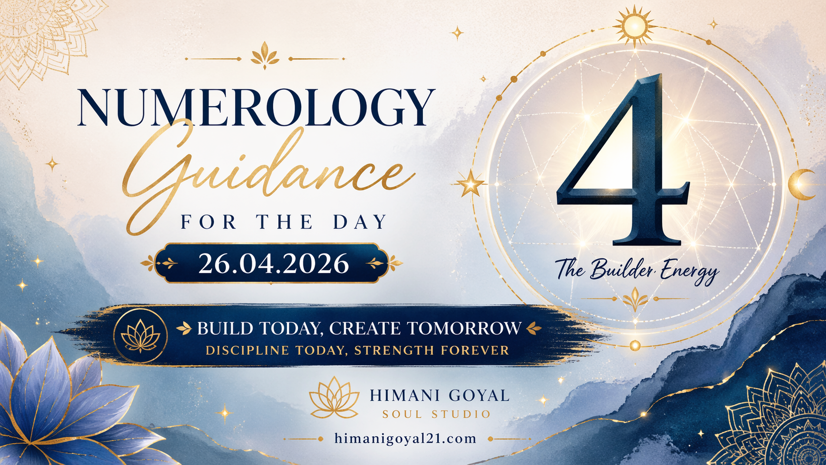 Numerology Guidance for the Day – 26 April 2026
