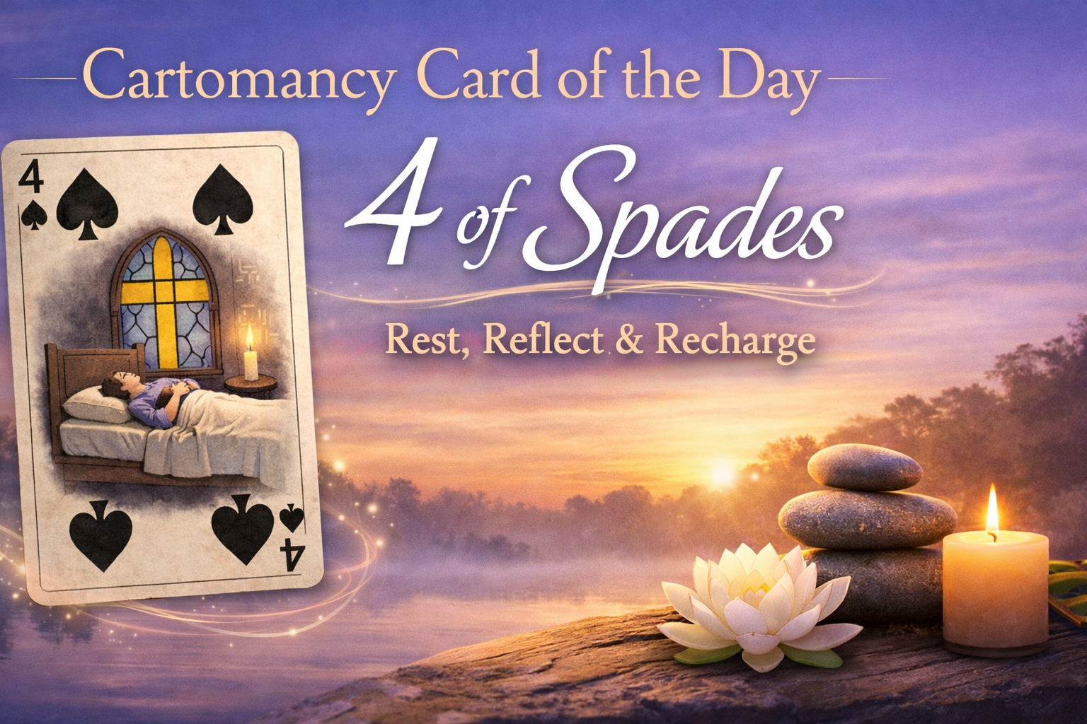 Cartomancy Card of the Day – 4 of Spades